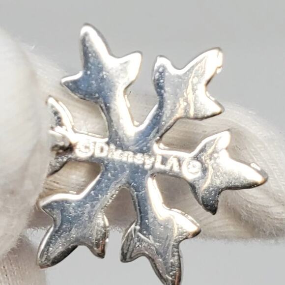 Disney Frozen Snowflake Rhinestone Necklace - Picture 7 of 11